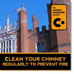 picture of hampton court chimneys